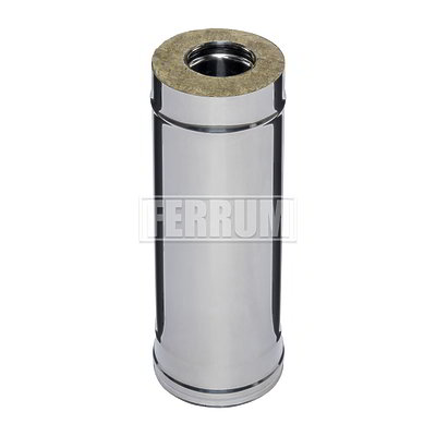 Сэндвич FERRUM 0,5м (430/0,8мм + нерж.) Ф150х210